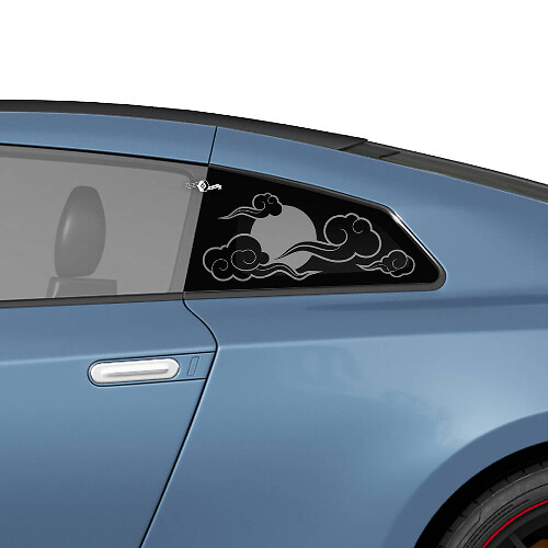 Side Rear Window Japan Style Graphics Decals Stickers Kit for Nissan GT-R 1