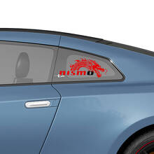 Side Rear Window Nismo Dragon Graphics Decals Stickers Kit for Nissan GT-R 3