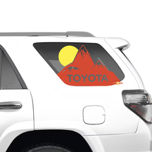 Side Quarter Window Mountains Sunset Vinyl Stickers Decal Kit for Toyota 4Runner 2