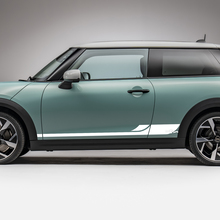 Side Racing L stripes graphics decal for Mini Cooper S 2