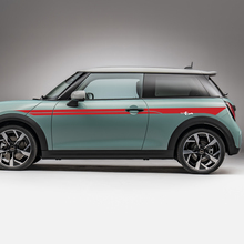Side Doors Accent Racing stripes graphics decal for Mini Cooper S 3