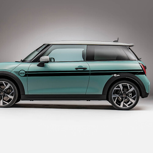 Side Mini Doors Racing stripes graphics decal for Mini Cooper S 1