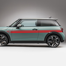 Side Mini Doors Racing stripes graphics decal for Mini Cooper S 3