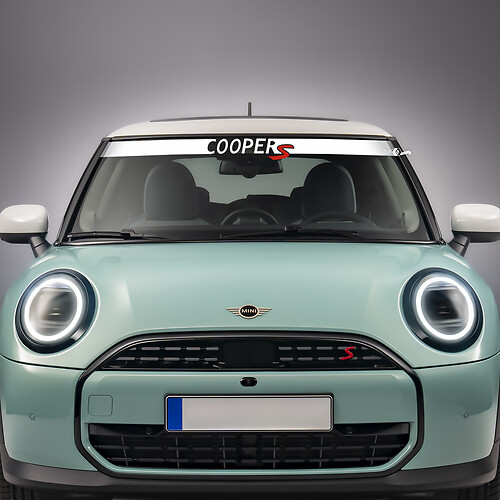Windshield Cooper S Vinyl graphics decal Sticker for Mini Cooper S 1