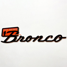 Bronco Big Bend Yeti Sasquatch Bigfoot Fender Badges Tailgate Emblem 3D Badge Black vs Orange 4