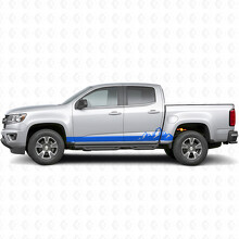 Mountain Range Door & Rocker Panel Vinyl Stripes for Chevrolet Colorado 2nd Gen 2015-2022_5