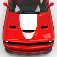 Hood Wrap Central Hemi Hood Blackout Vinyl Decal Sticker for Dodge Challenger 2