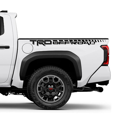 TRD off Road Bedside Truck Decals Stickers for Toyota Tacoma 4th Gen 2