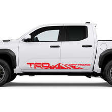 TRD Off Road Side Rocker Panel Decals Stickers for Toyota Tacoma 2