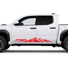 TRD Off Road Side Mountains Rocker Panel Decals Stickers for Toyota Tacoma 3