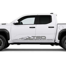 TRD Off Road Side Mountains Rocker Panel Decals Stickers for Toyota Tacoma 4 2
