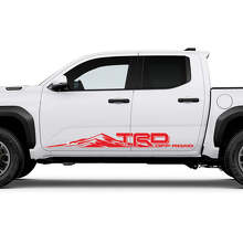 TRD Off Road Side Mountains Rocker Panel Decals Stickers for Toyota Tacoma 4 3