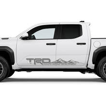TRD Off Road Side Mountains Rocker Panel Decals Stickers for Toyota Tacoma 5 2