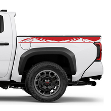 Mountains Bedside Truck Decals Stickers for Toyota Tacoma 4th Gen 3