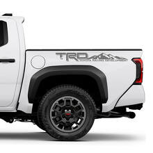 TRD off Road Mountains Bedside Truck Decals Stickers for Toyota Tacoma 2