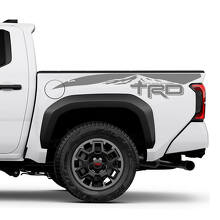 TRD off Road Mountains Bedside Truck Decals Stickers 2 for Toyota Tacoma 2