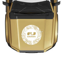 FJ Cruiser Topographic Map Wrap Hood Decal Sticker for Toyota FJ Cruiser 2