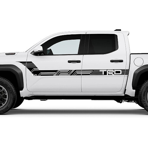 TRD off Road Doors Side Bedside Truck Decals Stickers for Toyota Tacoma 4th Gen