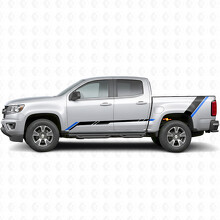 Rising Accent Door & Bedside Vinyl Stripes for Chevrolet Colorado 2nd Gen 2015-2022_3