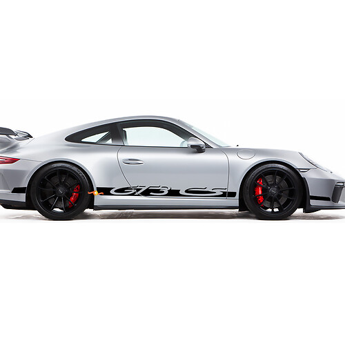 Side 911 GT3 CS Doors Stripes Kit Decal Sticker for Porsche 911 GT3 1