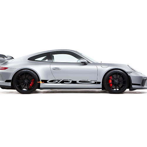 Side 911 GT3 CS Doors Stripes Kit Decal Sticker for Porsche 911 GT3