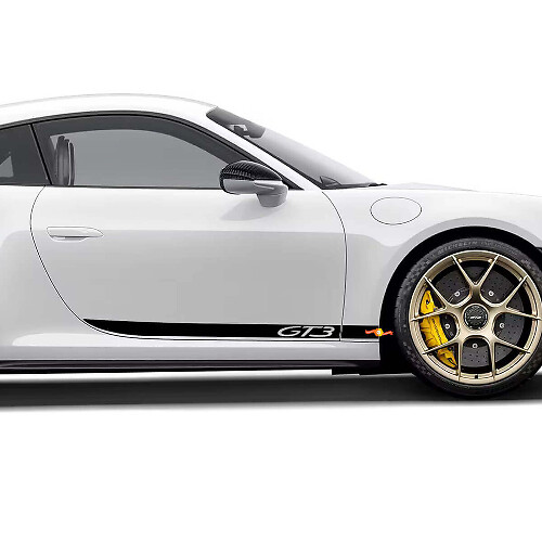 Side 911 GT3 Doors Stripes Kit Decal Sticker for Porsche 911 GT3 1