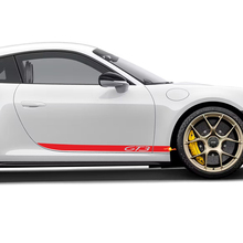 Side 911 GT3 Doors Stripes Kit Decal Sticker for Porsche 911 GT3 3