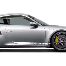 Side 911 Turbo S Doors Stripes Kit Decal Sticker for Porsche 911 Turbo S 2