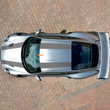 Racing Stripes Top Side & Spoiler Vinyl Decal Kit for Porsche 911 GT3 RS Cup_2