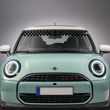 Windshield Checkered Stripe Vinyl graphics decal Sticker for Mini Cooper S 3