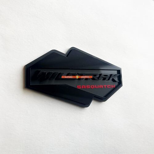 Wildrack Sasquatch Edition Fender Badges Tailgate Emblem 3D Badge