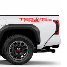 TRD off Road Doors Side Bedside Mountains Truck Decals Stickers for Toyota Tacoma 4th Gen 3