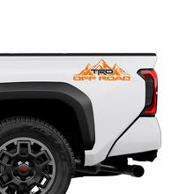 TRD off Road Mountains Doors Side Bedside Truck Decals Stickers for Toyota Tacoma 4th Gen 3
