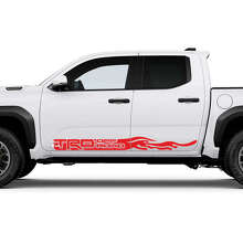 TRD Off Road Wave Door Side Rocker Panel Decals Stickers 2 for Toyota Tacoma 3