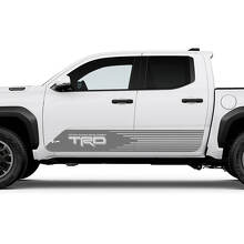TRD Off Road Side Racing Stripes Rocker Panel Decals Stickers for Toyota Tacoma 2