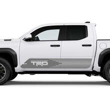 TRD Off Road Side Racing Stripes Rocker Panel Decals Stickers for Toyota Tacoma 2