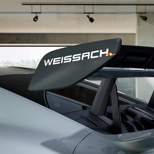 Weissach Lettering Rear Spoiler Vinyl Decal Sticker for Porsche 911