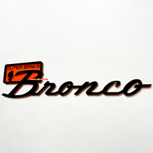 Bronco Outer Banks Fender Badges Tailgate Emblem 3D Badge Black vs Orange 2