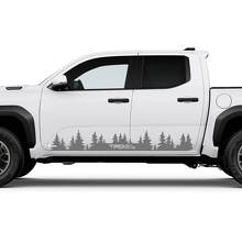 Mountains Trees Side Doors Panel Decals Stickers for Toyota Tundra 2