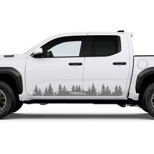 Mountains Trees Side Doors Panel Decals Stickers for Toyota Tundra 2