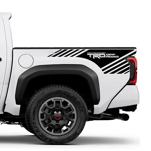 BedSide Side Truck Decals Stickers for Toyota Tundra
