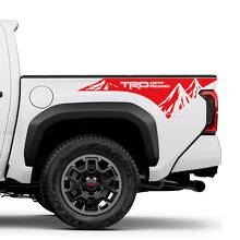TRD Off Road Mountains BedSide Side Truck Decals Stickers 5 for Toyota Tundra 3