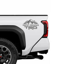 TRD Off Road Mountains BedSide Side Truck Decals Stickers for Toyota Trucks 2