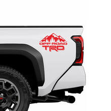 TRD Off Road Mountains BedSide Side Truck Decals Stickers for Toyota Trucks 3