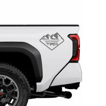 TRD Off Road Mountains BedSide Side Truck Decals Stickers for Toyota Trucks 3 2