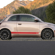 Rocker Panel Stripe Decal side Graphics stripes for Fiat 500 2 3