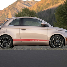 Rocker Panel Stripe Decal side Graphics stripes for Fiat 500 4 3