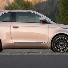 Rocker Panel Stripe Decal side Graphics stripes for Fiat 500 5 2
