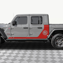 Military Star US Flag Rear Side Doors Vinyl decal sticker fit Jeep Gladiator 2