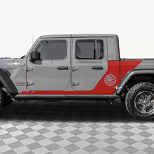 Military Star US Flag Rear Side Doors Vinyl decal sticker fit Jeep Gladiator 2 2